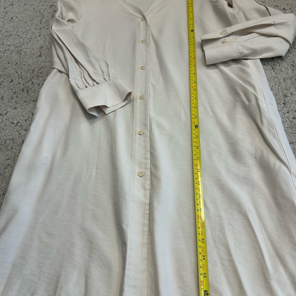 Filippa K “Isobel” NWOT size 34 (4 US) dress shirt in ivory/cream oversized - Picture 10 of 16